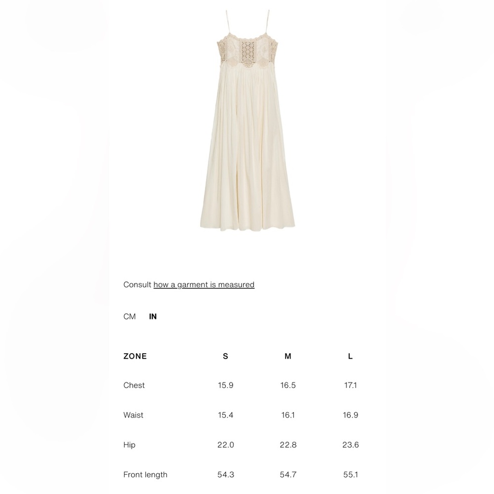 Zara NWT ZW Collection crochet strap dress 6895/276 - Picture 6 of 11